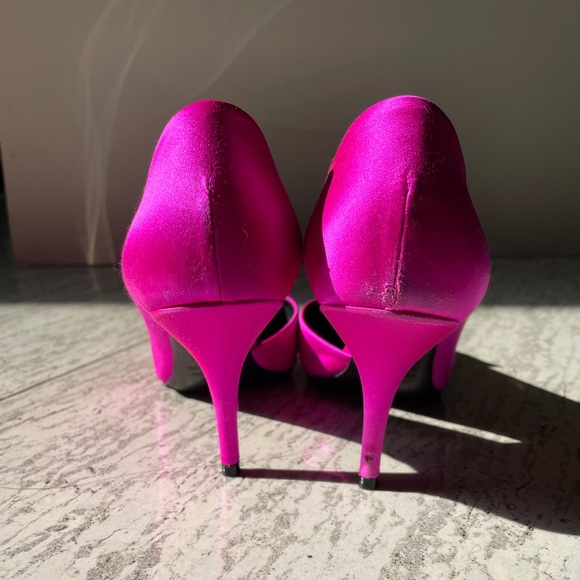 Balenciaga Talon d’Orsay Pumps in Rose Fuchsia - Picture 7 of 8